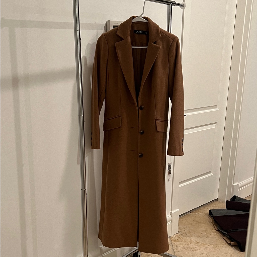 Polo By Ralph Lauren Brown Trench Coat